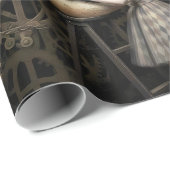 Dark Romantic Gothic Design Geschenkpapier (Rolleneckpunkt)