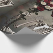 Dark Romantic Gothic Design Geschenkpapier (Ecke)