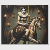 Dark Romantic Gothic Design Geschenkpapier (Flach)