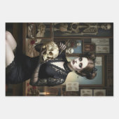 Dark Romantic Gothic Design Geschenkpapier Set (Vorderseite 2)
