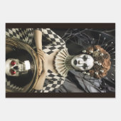 Dark Romantic Gothic Design Geschenkpapier Set (Vorderseite 3)