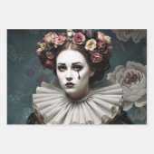 Dark Romantic Gothic Design Geschenkpapier Set (Vorderseite 2)