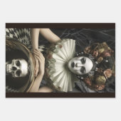 Dark Romantic Gothic Design Geschenkpapier Set (Vorderseite 3)