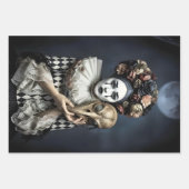 Dark Romantic Gothic Design Geschenkpapier Set (Vorderseite)