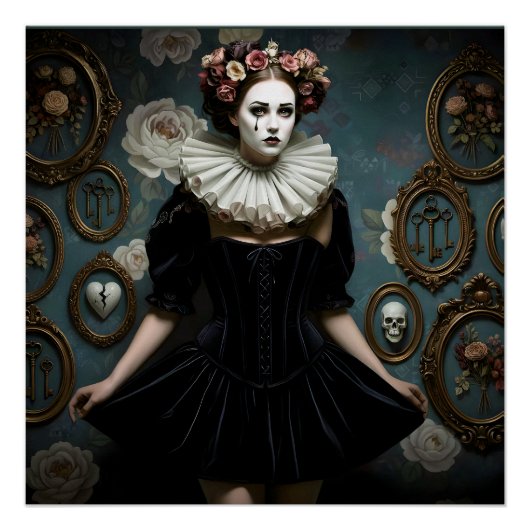 Dark Romantic Gothic Design Poster (Vorderseite)