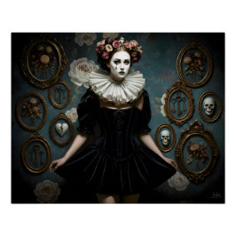 Dark Romantic Gothic Design Poster