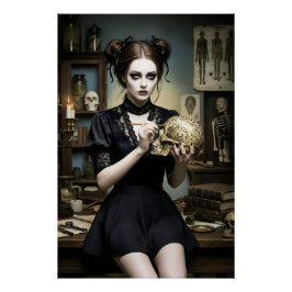 Dark Romantic Gothic Design Poster