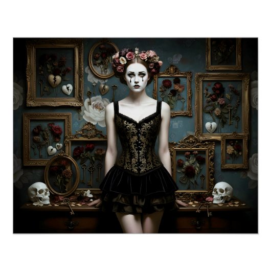 Dark Romantic Gothic Design Poster (Vorderseite)