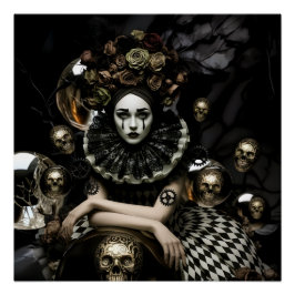 Dark Romantic Gothic Design Poster