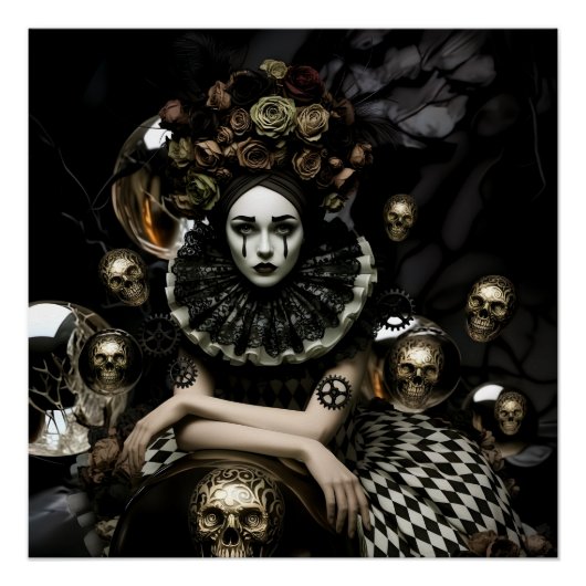 Dark Romantic Gothic Design Poster (Vorderseite)