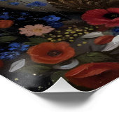 Dark Romantic Gothic Design Poster (Ecke)