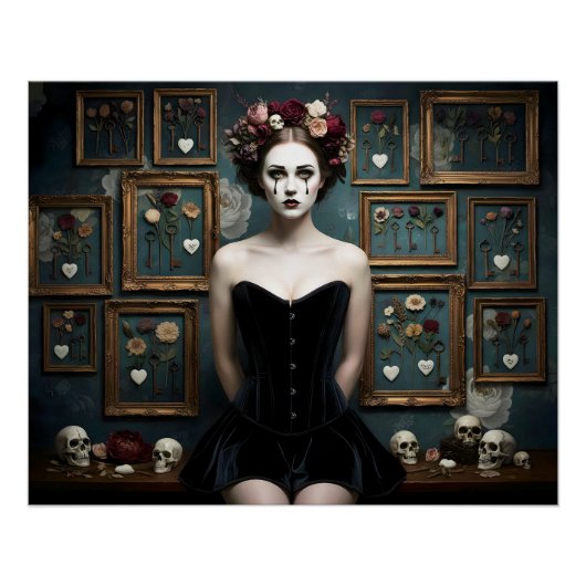 Dark Romantic Gothic Design Poster (Vorderseite)