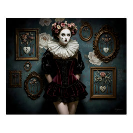 Dark Romantic Gothic Design Poster