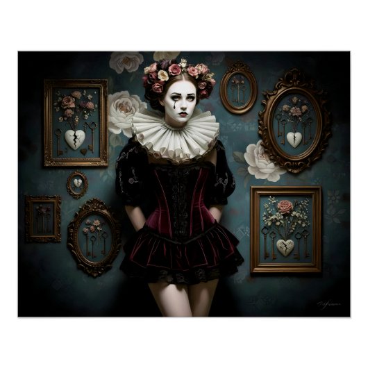 Dark Romantic Gothic Design Poster (Vorderseite)