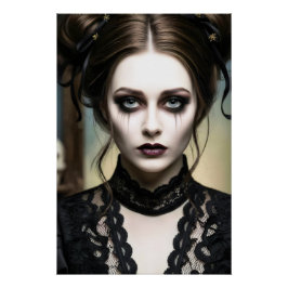 Dark Romantic Gothic Design Poster