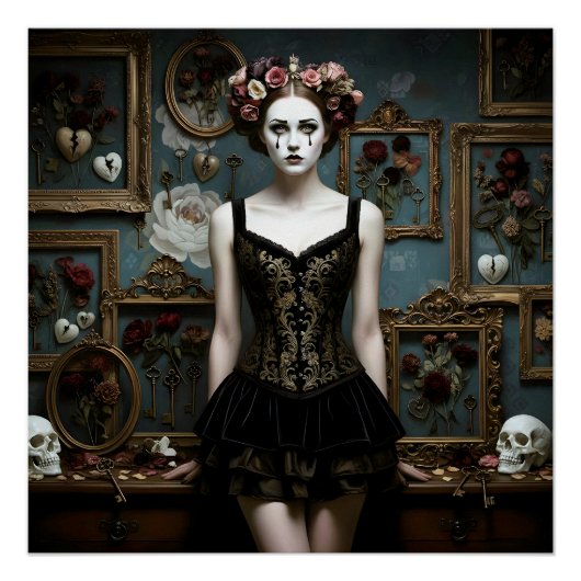 Dark Romantic Gothic Design Poster (Vorderseite)