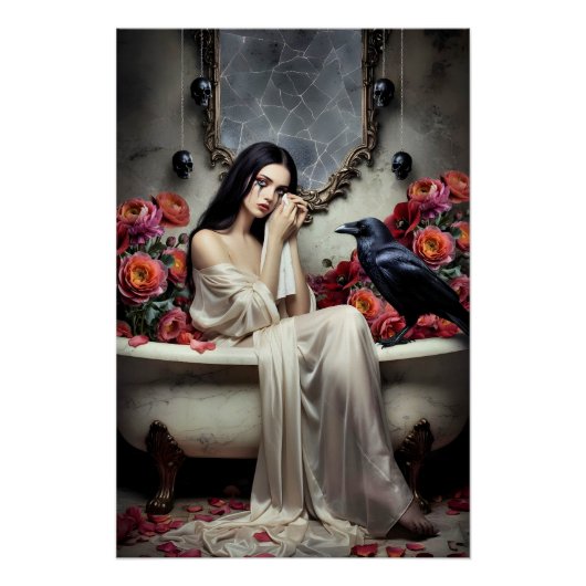 Dark Romantic Gothic Design Poster (Vorderseite)