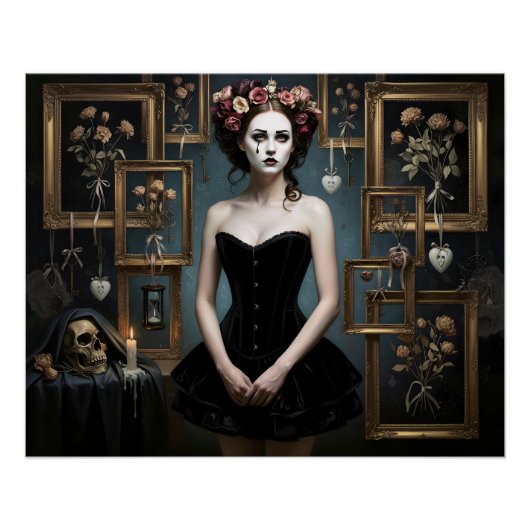 Dark Romantic Gothic Design Poster (Vorderseite)