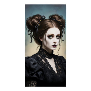 Dark Romantic Gothic Design Poster