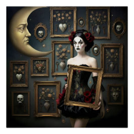 Dark Romantic Gothic Design Poster