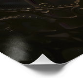 Dark Romantic Raven Motif Poster (Ecke)