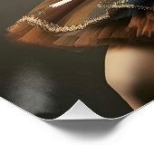 Dark Romantic Raven Motif Poster (Ecke)