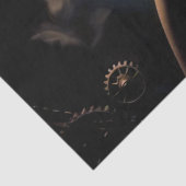 Dark Romantic Raven Motif Seidenpapier (Ausschnitt)