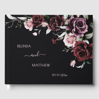 Dark Romantic Roses | Wedding Gästebuch