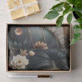 Dark Romantic Woman Portrait Decoupage Seidenpapier (Geschenk)