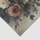 Dark Romantic Woman Portrait Decoupage Seidenpapier (Ausschnitt)