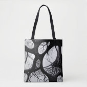 Dark Root Muster Tote Bag Tasche (Vorderseite)