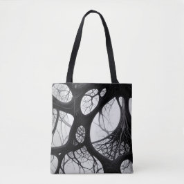 Dark Root Muster Tote Bag Tasche