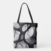 Dark Root Muster Tote Bag Tasche (Rückseite)