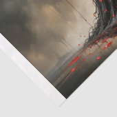 Dark Rose Siren Decoupage Seidenpapier (Detail)