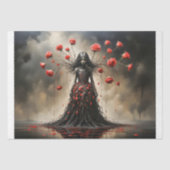 Dark Rose Siren Decoupage Seidenpapier (Vorderseite)