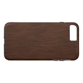 Dark Rough Wood Grain Background Case-Mate iPhone Hülle (Rückseite (Horizontal))