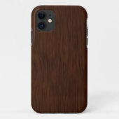 Dark Rough Wood Grain Background Case-Mate iPhone Hülle (Rückseite)