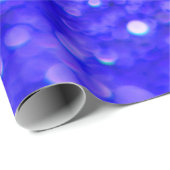Dark Royal Blue Glitzer Design Geschenkpapier (Rolleneckpunkt)