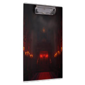 Dark Royal Halloween Gothic Design Klemmbrett (Rechts)