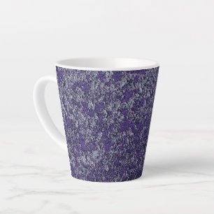 Dark Royal Lila Rusted Metal Textur Abstrakt Milchtasse