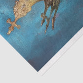 Dark Royalty Harlequin Abstrakt Art Decoupage Seidenpapier (Ausschnitt)