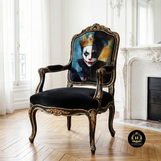 Dark Royalty Harlequin Abstrakt Art Decoupage Seidenpapier