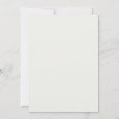 Dark Sage Green Botanical Wedding Einladung (Rückseite)