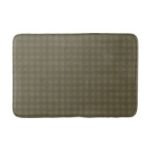 Dark Sage Green Gingham Kariert Gemustert Badematte (Vorderseite)