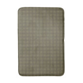 Dark Sage Green Gingham Kariert Gemustert Badematte (Vorderseite Vertikal)
