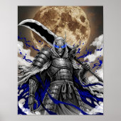 Dark Samurai Demon Warrior Poster (Vorne)