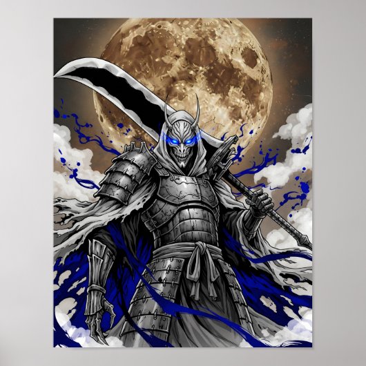 Dark Samurai Demon Warrior Poster (Vorne)