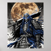 Dark Samurai Demon Warrior Poster (Vorne)