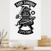 Dark Samurai Poster (Küche)