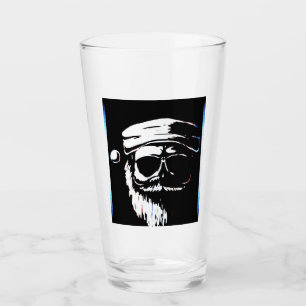 Dark Santa Beer Glass Glas